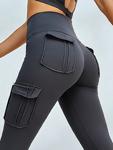 Hüftleggings mit Stretch-Passform und Taschen Leggings