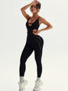 ZASUWA Female Hollow Out Sleevesless Jumpsuit