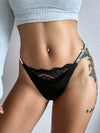 ZASUWA Female Glossy Diamond Lace Panties