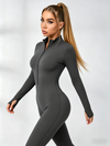 Zipper Fleece Jumpsuit
