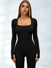 Ribbed Breathble Jumpsuit