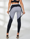 ❤Contrast Color Mesh Cutout Pop Style Tracksuit