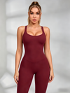 Cross Back Scrunch Bum Jumpsuit