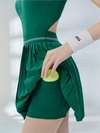 Zipper Backless Tennis Dress