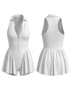 Zipper Casual 2 in 1 Short Romper
