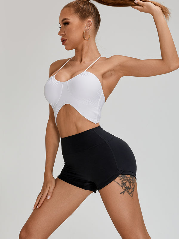 Scrunch Bum High-rise Spandex Gym Booty Shorts