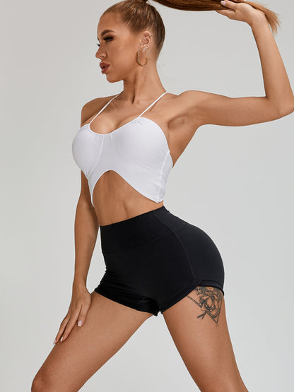 Scrunch Bum High-rise Spandex Gym Booty Shorts