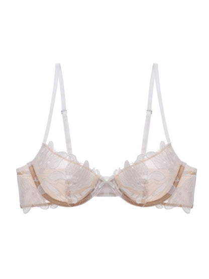 Lily Embroidered Mesh Panties