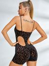🖤ZASUWA Female sexy deep V Leopard Print Jumpsuit