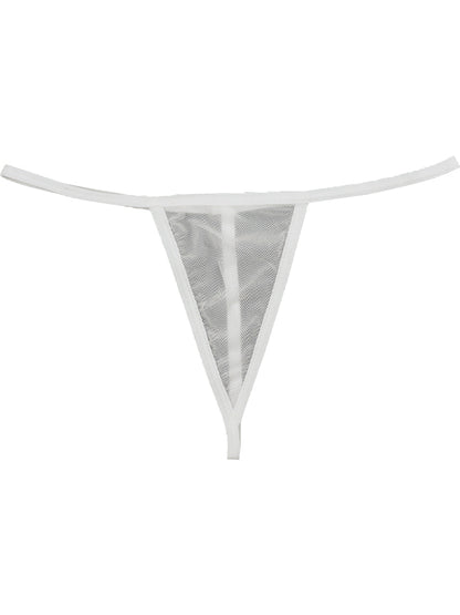 Lace Print T-back Panties