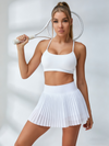 2 In 1 Pleated Skirt Short Suit