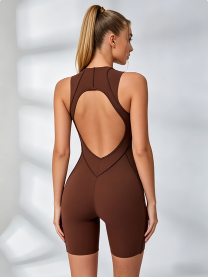 Sexy rückenfreier, schnell trocknender Jumpsuit