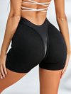 ❤ZASUWA Female Sexy Deep V Back Push Up Design Quick-dry Shorts