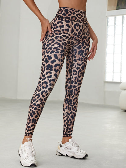 Leopard Scrunch Bum Body Fit Leggings