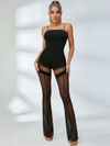 🖤ZASUWA Female Mesh Flar Jumpsuit