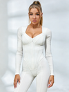 🖤ZASUWA Female Tummy Control Zipper Hip-lift Jumpsuit