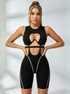 Sexy Hollow Out Short Romper