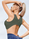 ZASUWA Female V-neck with Chest Pads Elastic Tight Tanks