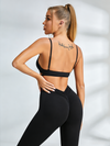 Unique Hollow Out Deep V Back Jumpsuit