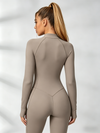 Sexy Zipper Stitch Performance Jumpsuit