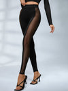 🖤ZASUWA Female Sexy Sheer Mesh Push Up Leggings