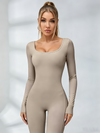 ZASUWA Damen Sexy Cutout Pocket Booty Cargo Jumpsuit
