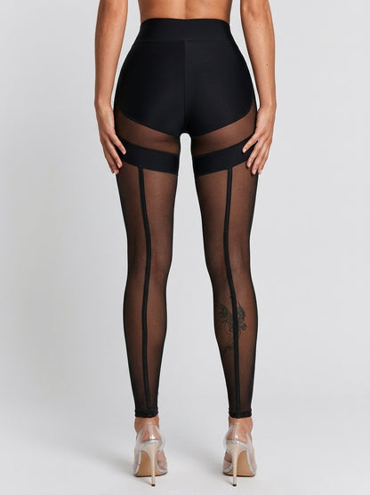 Super sexy, einzigartige Netz-Leggings mit Po-Push-up