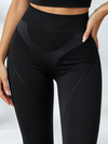 Crisscross Cutout Crop Top & Contour Leggings Set