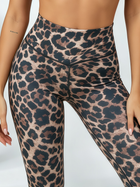 Cutout Sports Bra & Leopard Print Leggings Set