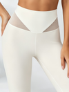 Mesh‑Insert Racerback Sports Bra & High‑Waisted Leggings Set