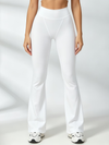 Crisscross Halter Crop Top & Flared Leggings Set