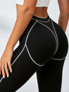 Racerback Bra White Contour Leggings Set