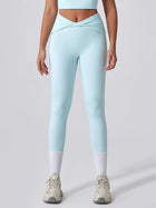High-Waisted Twist-Front Sculpting Leggings