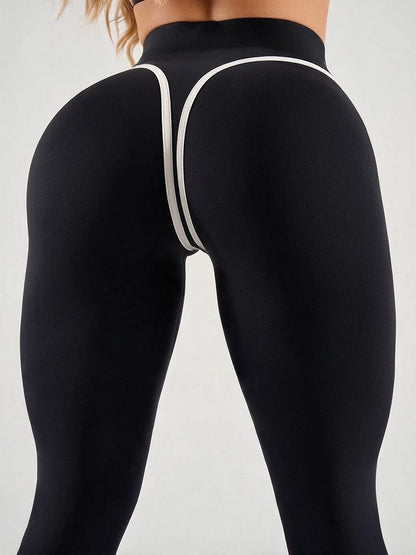 High-Waisted Contour Piping Leggings