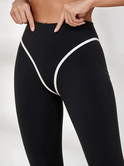 High-Waisted Contour Piping Leggings