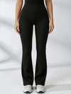 Crisscross Halter Crop Top & Flare Leggings Set