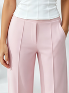 Cross‑Back Corset‑Seam Tank Top & High‑Waisted Wide‑Leg Pants Set