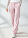 Cross‑Back Corset‑Seam Tank Top & High‑Waisted Wide‑Leg Pants Set