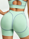 Trim Racerback Bra Butt Lifting Short Set