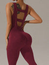 ZASUWA Female Sexy Backless Hollow Out Jumpsuit