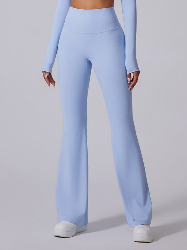 Flare High-rise Hip-lift Yoga Leggings