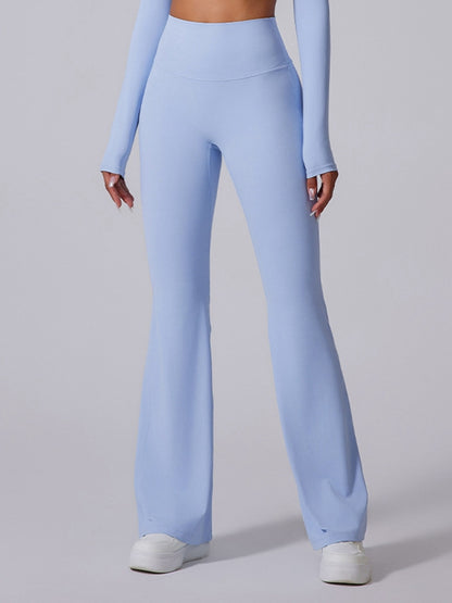 Flare High-rise Hip-lift Yoga Leggings