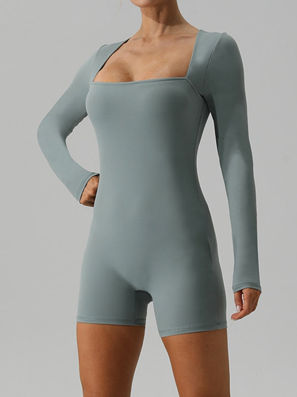 Eckiger Kragen Kurzer Jumpsuit X ANECHKAANNN ⭐