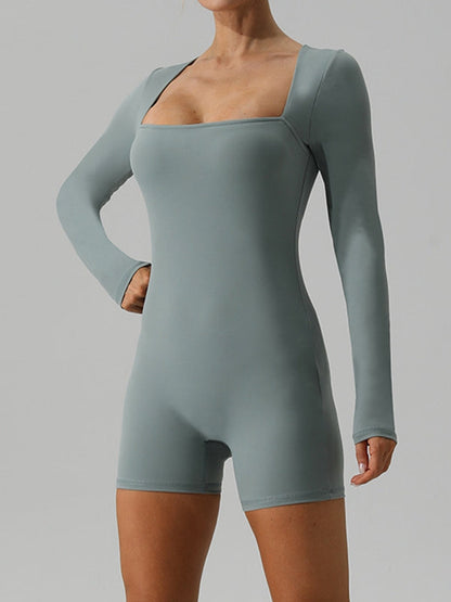Eckiger Kragen Kurzer Jumpsuit X ANECHKAANNN ⭐