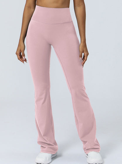 Unique Hip Stripes Flare Leggings