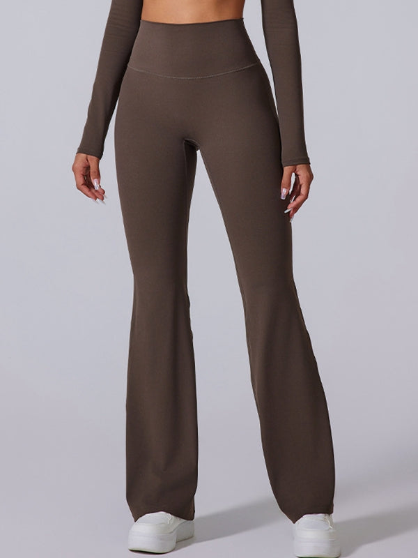 Flare High-rise Hip-lift Yoga Leggings