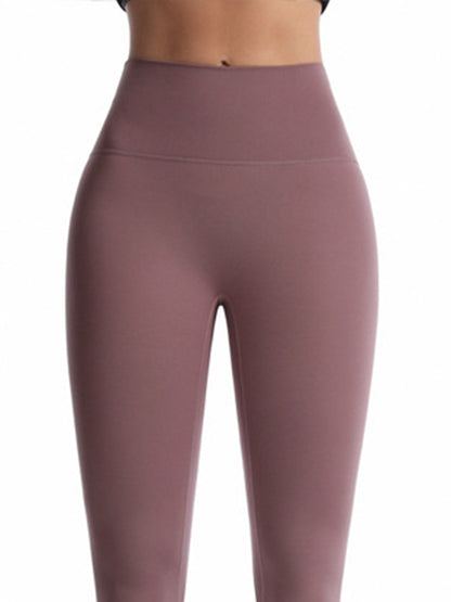 Gefütterte High-Rise Leggings mit elastischem Bund
