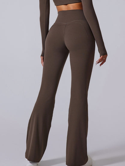 Flare High-rise Hip-lift Yoga Leggings