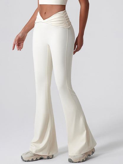 Twist Flare Hip-lift Leggings