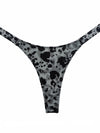 ZASUWA Female Animal Print T-back Underwear